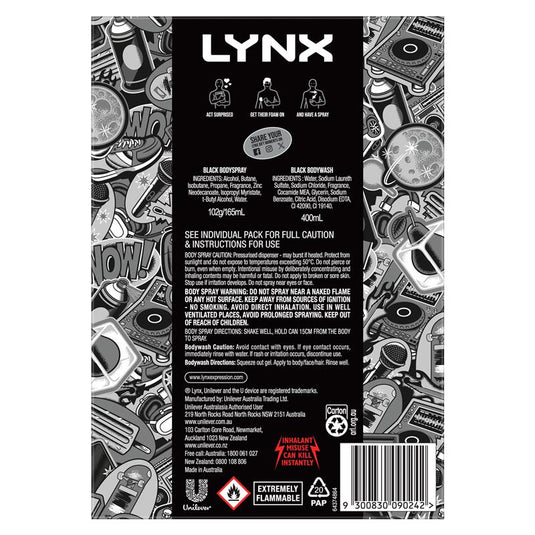 Lynx Duo Black Gift Set