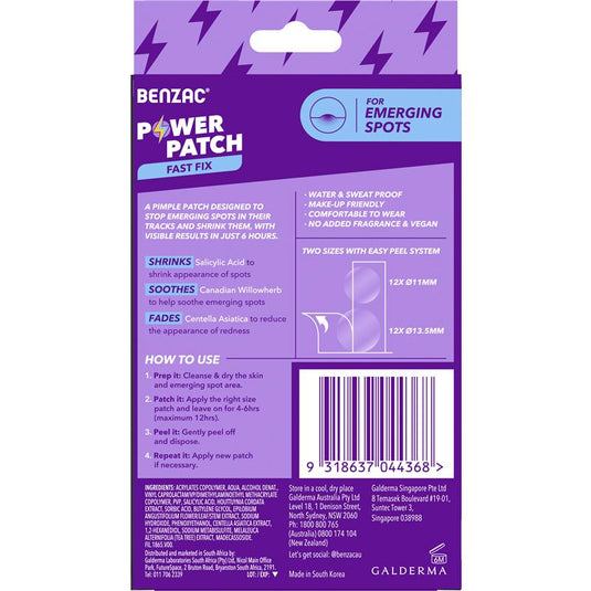 Benzac Power Patch 24 Pack