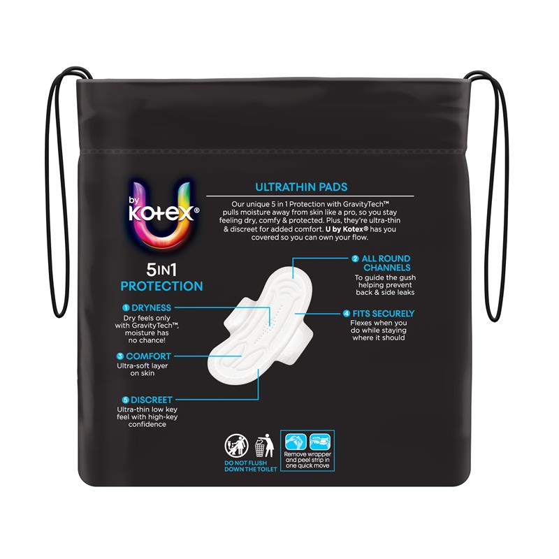 Load image into Gallery viewer, U By Kotex Ultrathin Regular Wing Bulk Pack 20
