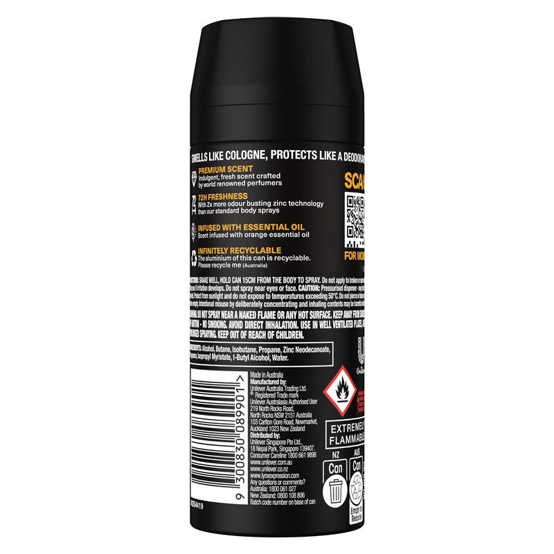 Load image into Gallery viewer, Lynx Fine Fragrance Premium Body Spray Black Vanilla 150ml
