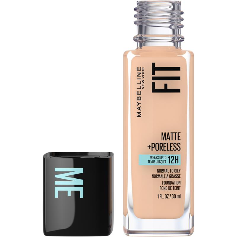 Load image into Gallery viewer, Maybelline Fit Me Matte &amp; Poreless Mattifying Liquid Foundation - Nude Beige 125
