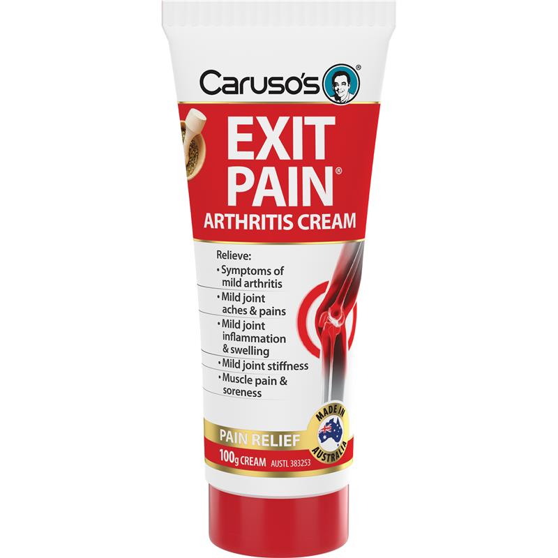 Load image into Gallery viewer, Carusos Exit Pain Arthritis Cream 100g

