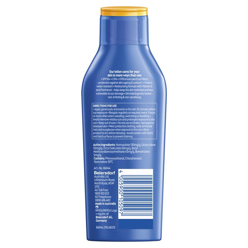 Load image into Gallery viewer, NIVEA Sun Protect &amp; Moisture SPF50+ Sunscreen Lotion 400ml

