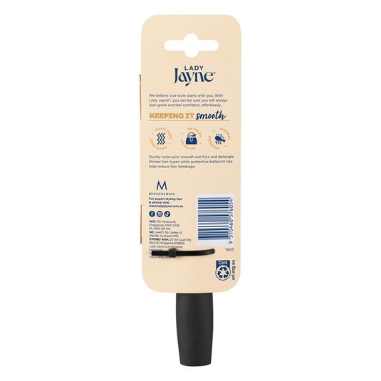 Lady Jayne Styling Brush, Plastic B-T Bristles, Purse