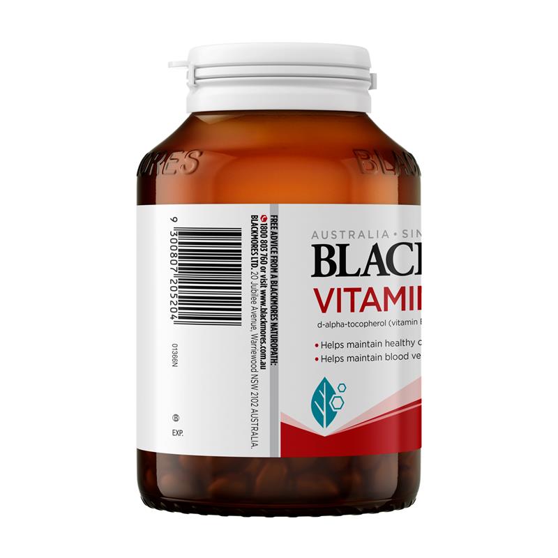 Load image into Gallery viewer, Blackmores Vitamin E 1000IU 100 Capsules

