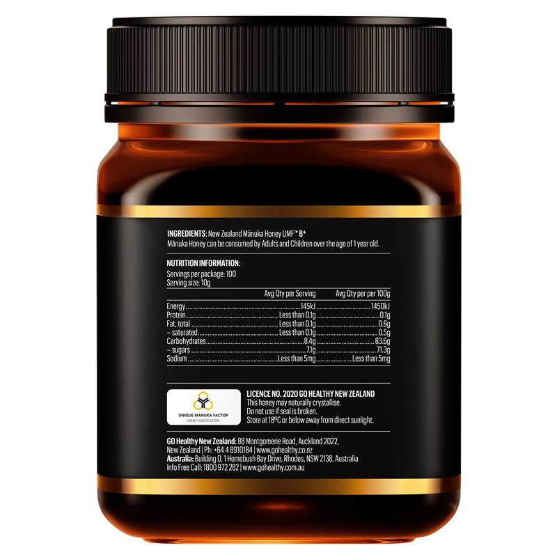 Load image into Gallery viewer, GO Healthy Manuka Honey UMF 8+ (MGO 180+) 1kg (Not For Sale In WA)
