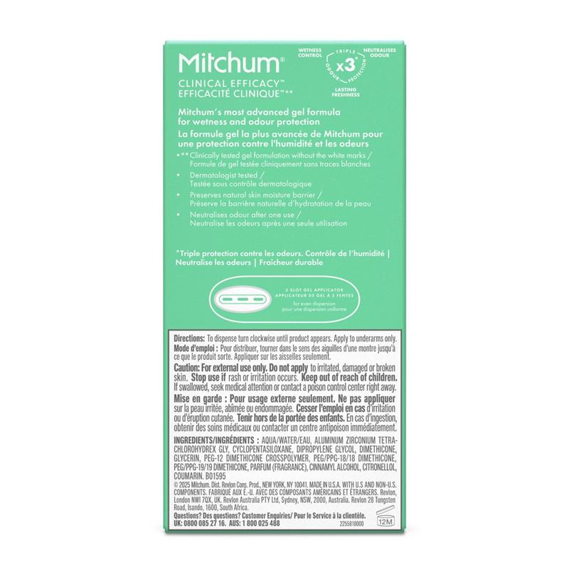 Load image into Gallery viewer, Mitchum for Women Clinical Deodorant Powder Fresh Gel 57g
