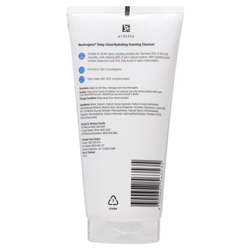 Load image into Gallery viewer, Neutrogena Deep Clean Hydrating Foaming Cleanser 150g

