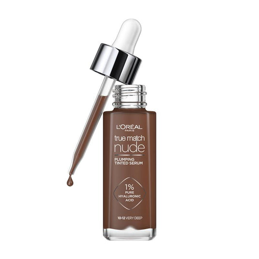 L'Oreal Paris True Match Nude Plumping Tinted Serum 10-12 Deep