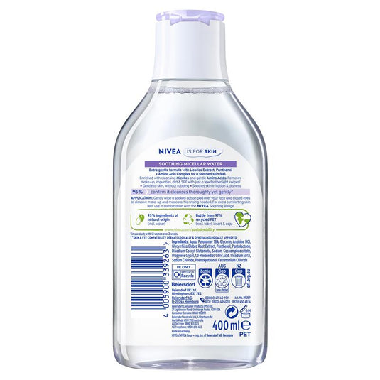 NIVEA Daily Essentials Sensitive Caring Micellar Water 400ml