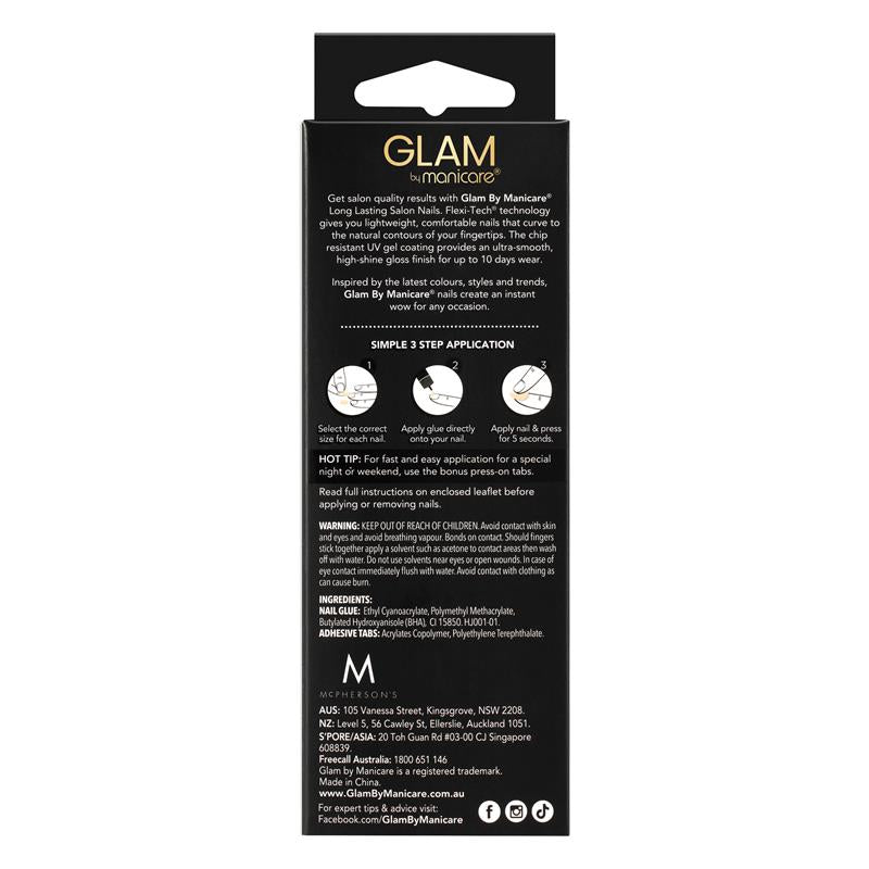 Load image into Gallery viewer, Glam By Manicare Press On Nails French Pink Medium Square French Kit
