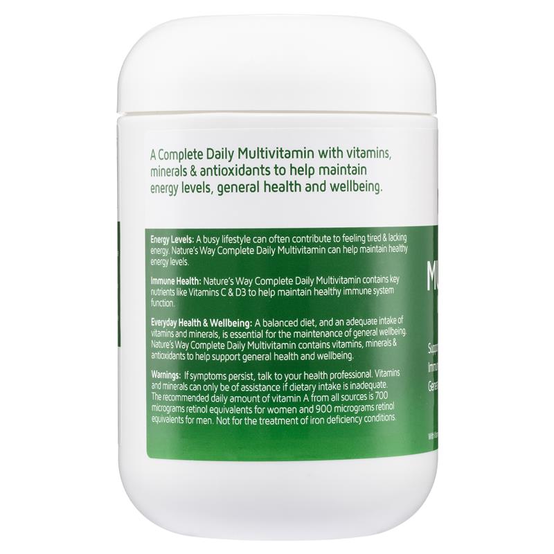 Load image into Gallery viewer, Nature's Way Complete Daily Multivitamin 200 Tablets
