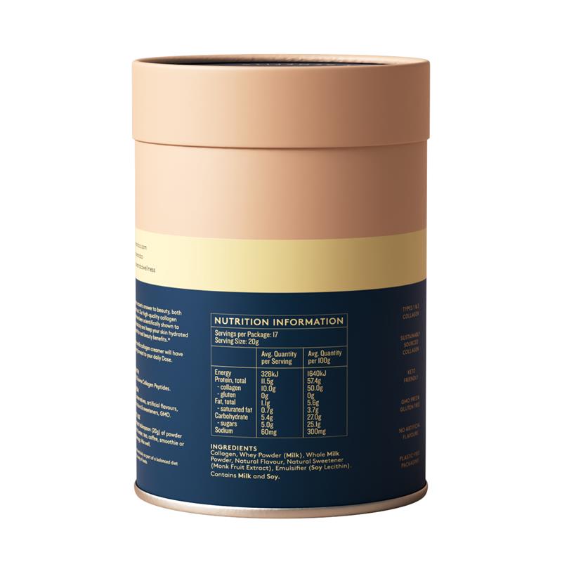 Load image into Gallery viewer, Dose &amp; Co Collagen Creamer Vanilla 340g
