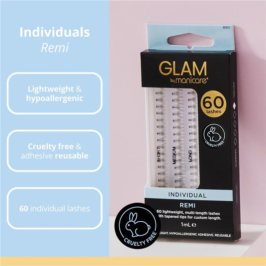 Glam By Manicare Remi Individual Lashes