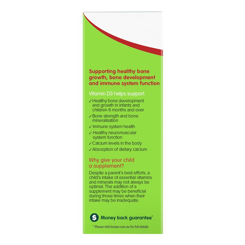 Load image into Gallery viewer, Brauer Kids Liquid Vitamin D 400IU 10ml
