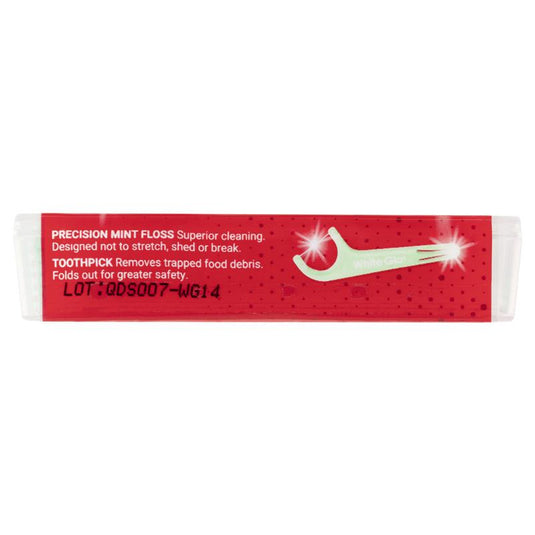 White Glo Flossers Travel 14 Pack