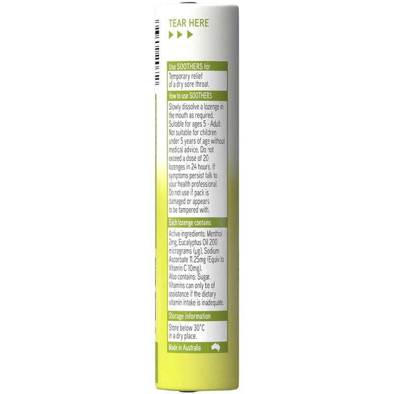 Load image into Gallery viewer, Soothers Liquid Center Lemon &amp; Lime 50g
