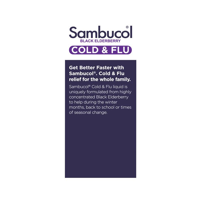 Load image into Gallery viewer, Sambucol Cold &amp; Flu Liquid 250ml
