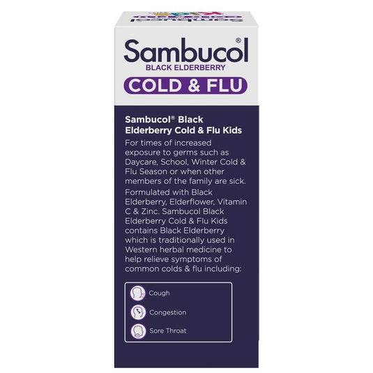 Sambucol Kids Cold & Flu Liquid 250ml Exclusive Size