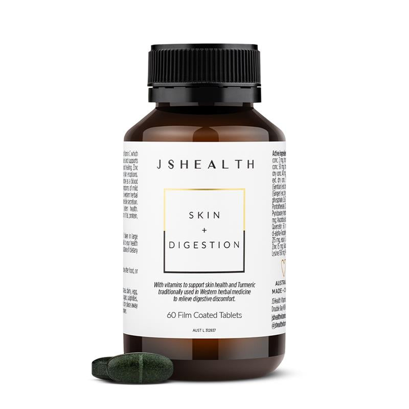 Load image into Gallery viewer, JSHealth Skin + Digestion Formula 60 Tablets
