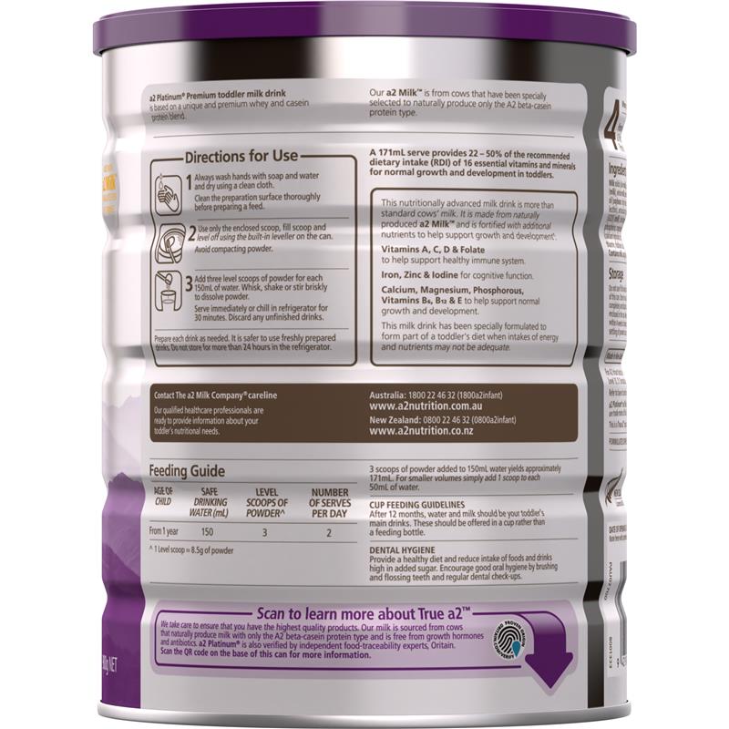 Load image into Gallery viewer, A2 Platinum Premium Toddler Milk Drink Stage 3 From 1 Year 900g
