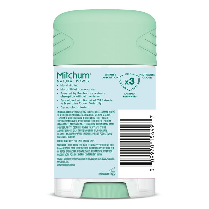 Load image into Gallery viewer, Mitchum for Women Natural Power Deodorant Stick Coconut 40g
