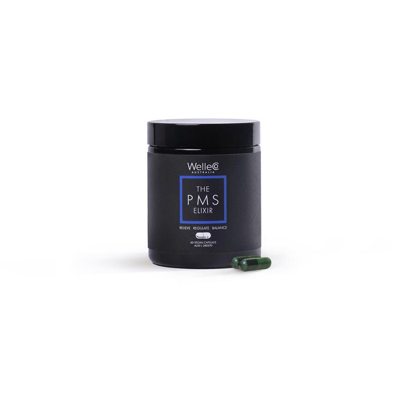 Load image into Gallery viewer, WelleCo The PMS Elixir 60 Capsules
