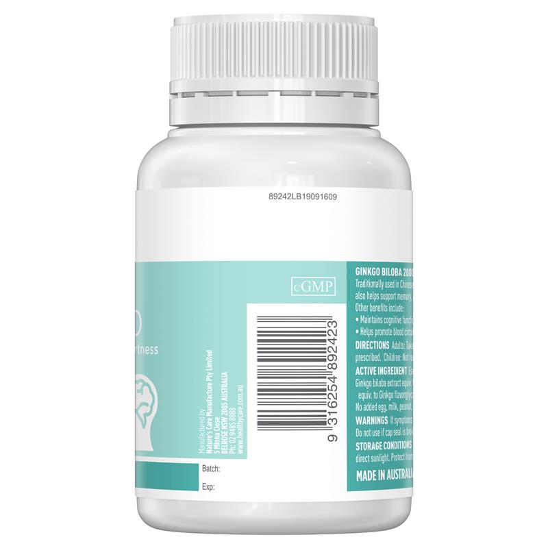 Load image into Gallery viewer, Healthy Care Ginkgo Biloba 2000 100 Capsules
