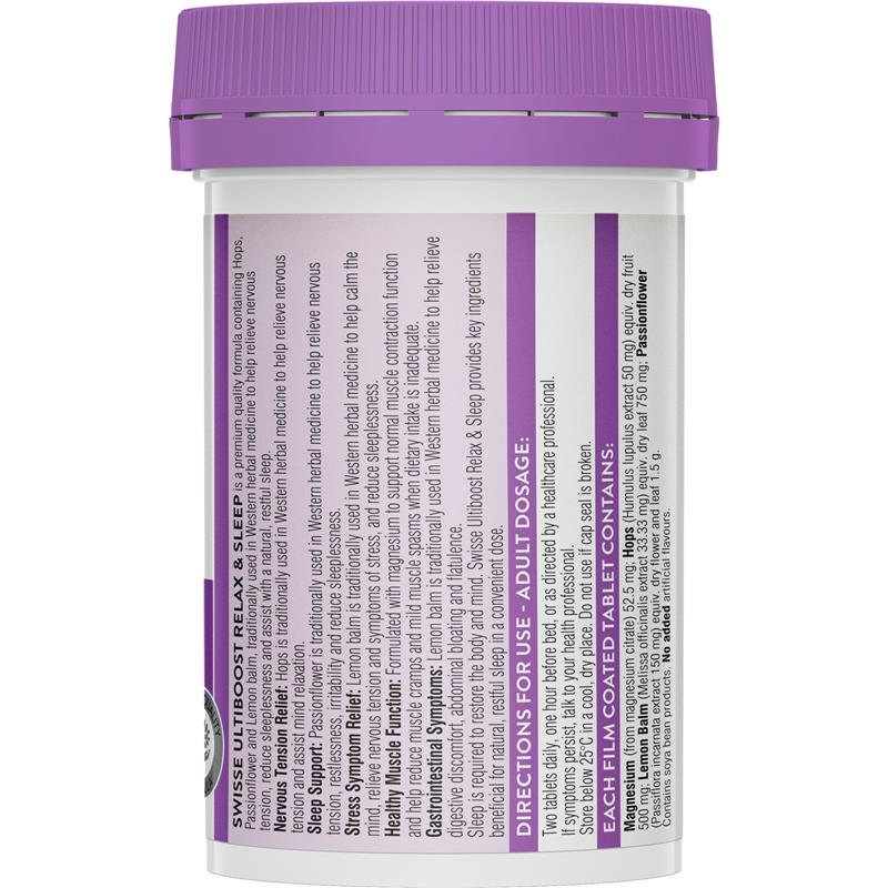 Load image into Gallery viewer, Swisse Ultiboost Relax &amp; Sleep 60 Tablets
