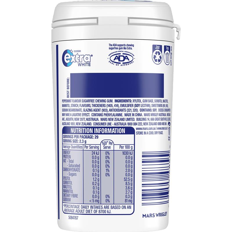 Load image into Gallery viewer, Wrigleys Extra Soft Chew Peppermint Bottle 67g

