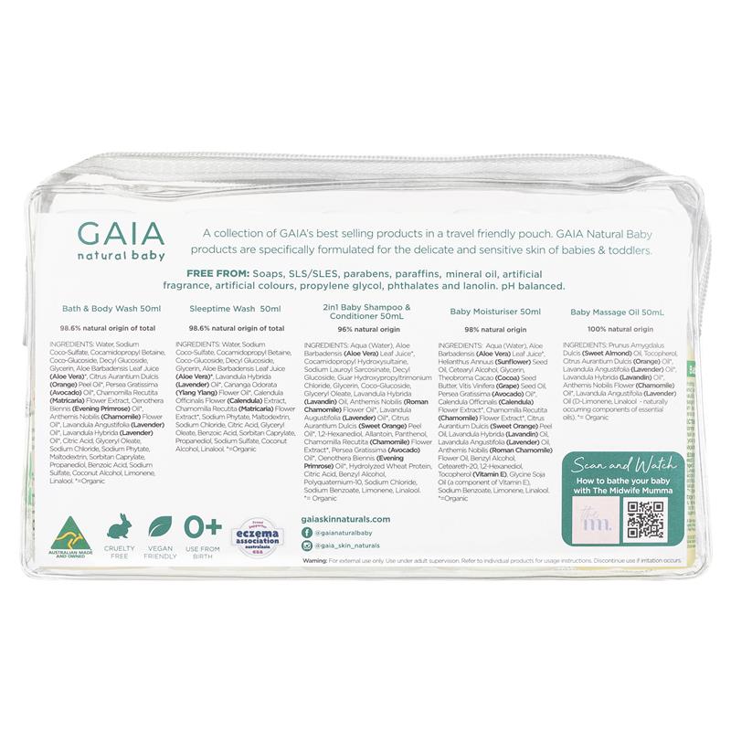 Load image into Gallery viewer, Gaia Natural Baby Starter Kit 5 x 50ml
