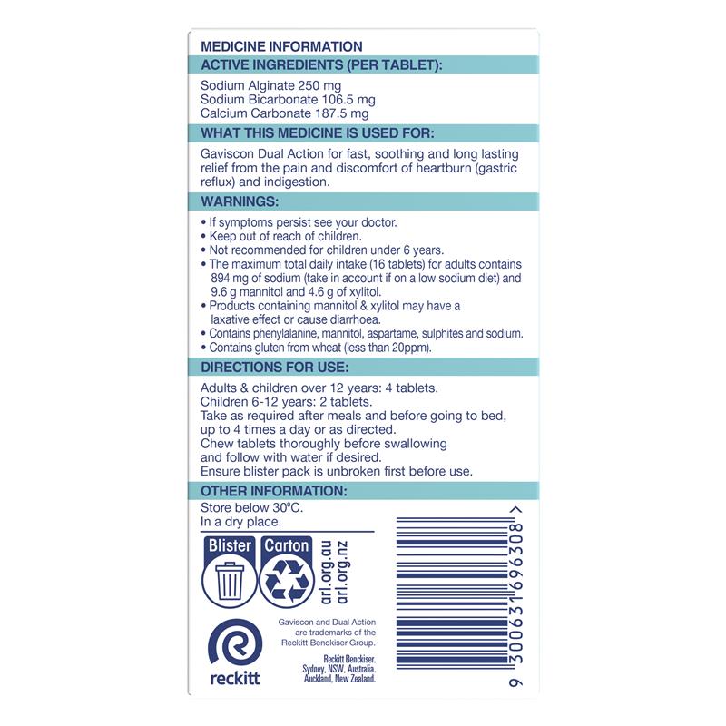 Load image into Gallery viewer, Gaviscon Dual Action Heartburn and Indigestion Relief Mixed Berry 16 Pack
