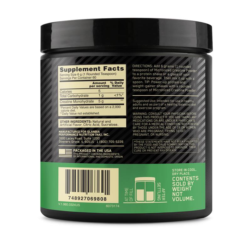 Load image into Gallery viewer, Optimum Nutrition Creatine Blueberry Lemonade 360g

