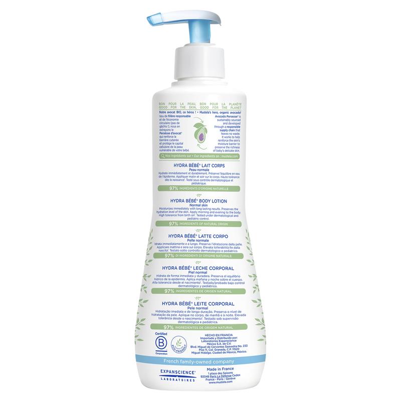 Load image into Gallery viewer, Mustela Hydra Bebe Body Lotion 500ml
