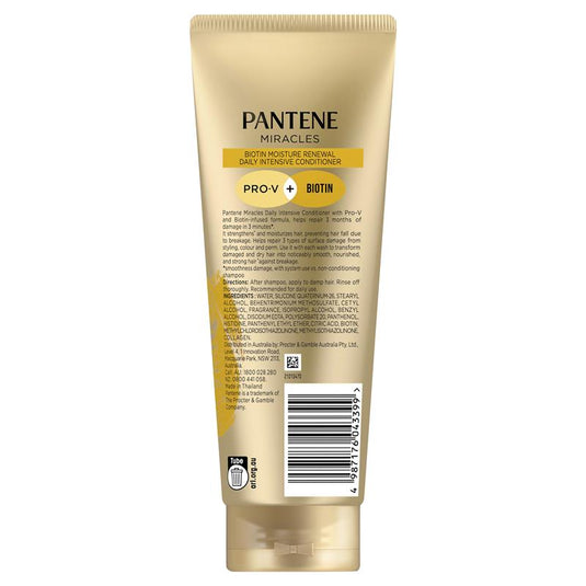 Pantene 3 Minute Miracle Daily Moisture Renewal Conditioner 180ml