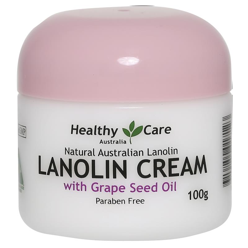 Load image into Gallery viewer, Healthy Care Lanolin Cream With Grape Seed 100g
