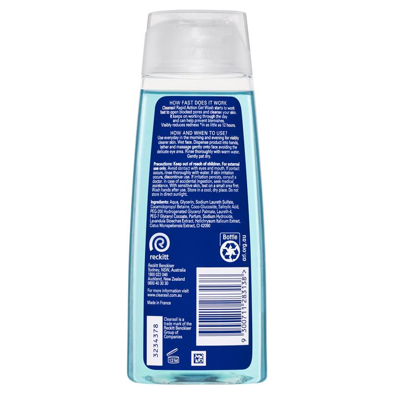 Load image into Gallery viewer, Clearasil Ultra Rapid Action Gel Face Wash 200 ml
