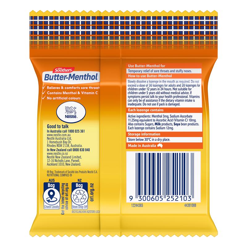 Load image into Gallery viewer, Buttermenthol Honey 3x10 Lozenge Multipack
