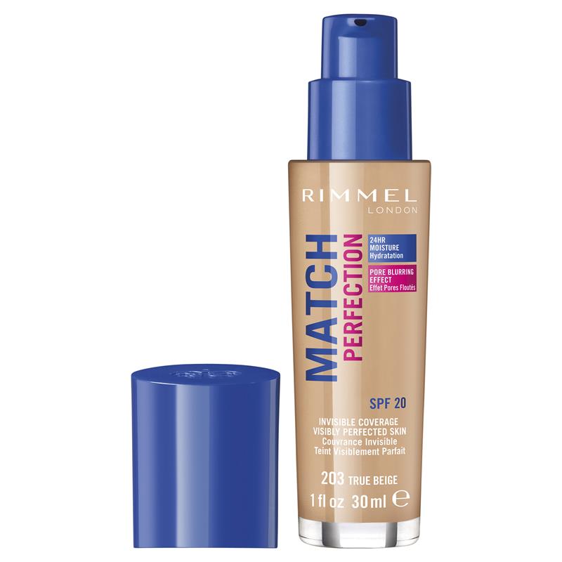 Load image into Gallery viewer, Rimmel Match Perfection 203 True Beige
