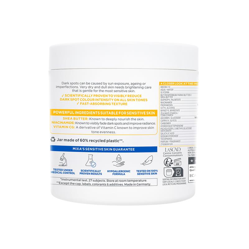Load image into Gallery viewer, Mixa Niacinamide Bright Moisturising Anti-Dark Spot Cream 400ml
