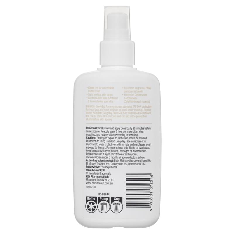 Load image into Gallery viewer, Hamilton SPF 50+ Everyday Face 200ml
