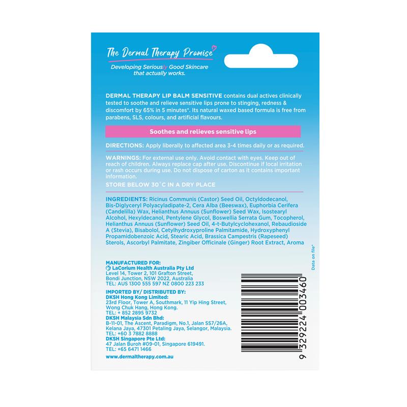 Load image into Gallery viewer, Dermal Therapy Lip Balm Sensitive 10g
