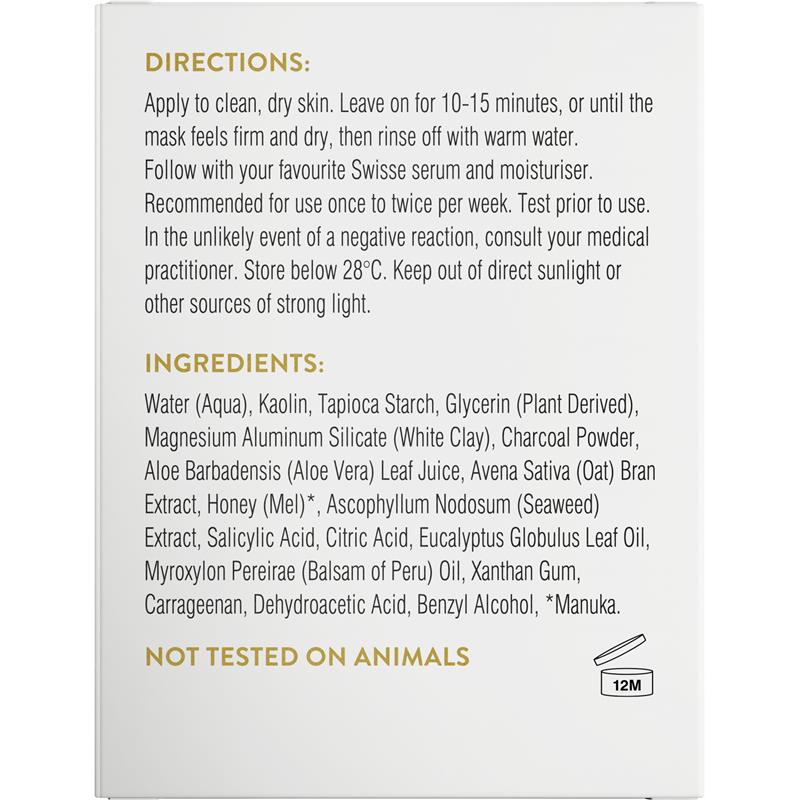 Load image into Gallery viewer, Swisse Skincare Manuka Honey Detoxifying Facial Clay Mask 70g
