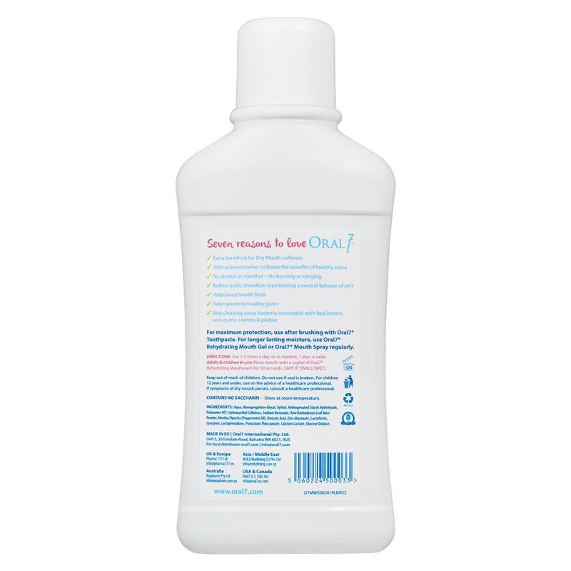 Load image into Gallery viewer, Oral7 Dry Mouth Mouthwash 500ml
