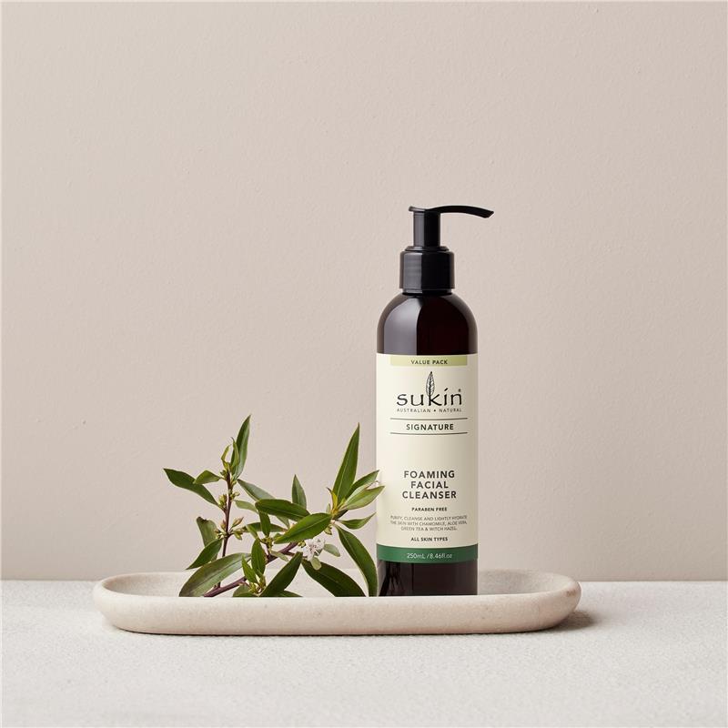 Load image into Gallery viewer, Sukin Signature Foaming Facial Cleanser Pump 250ml
