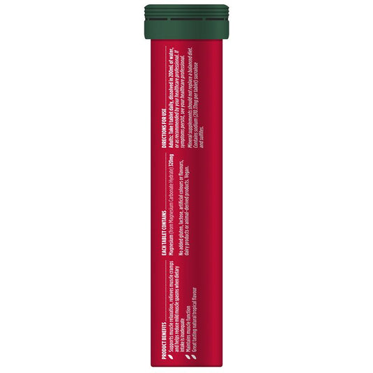 Nature's Own Magnesium + Muscle Support Effervescent 20 Tablets