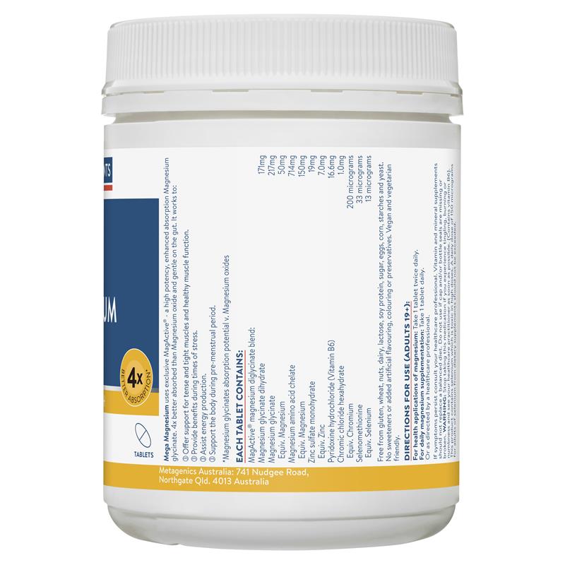 Load image into Gallery viewer, Ethical Nutrients Mega Magnesium Glycinate 5-in-1 240 Tablets
