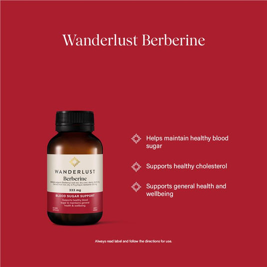 Wanderlust Berberine 333mg 60 Capsules