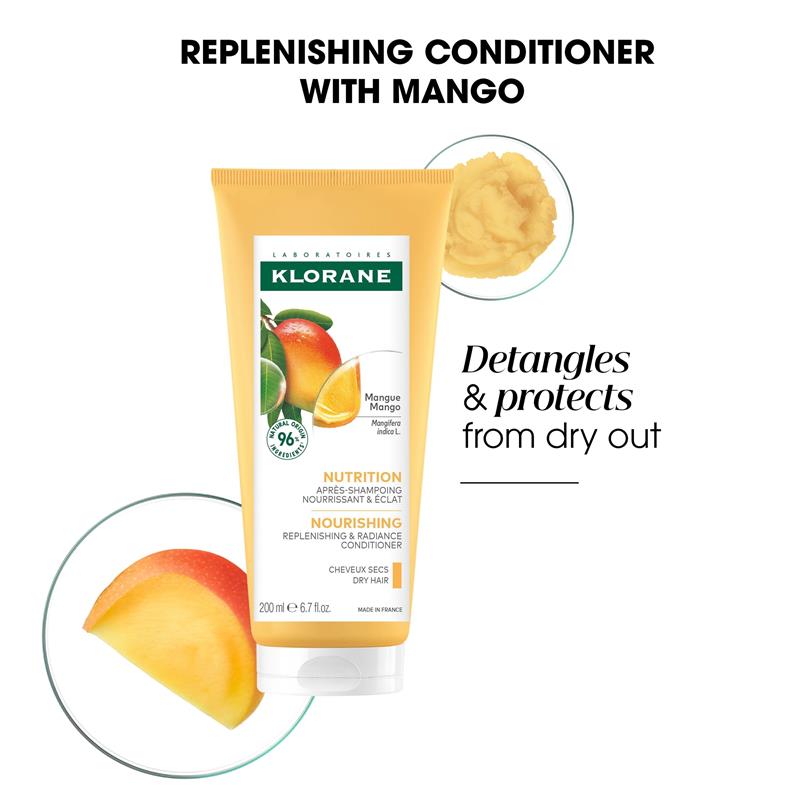 Load image into Gallery viewer, Klorane Nourishing Mango Conditioner 200ml – Dry Hair
