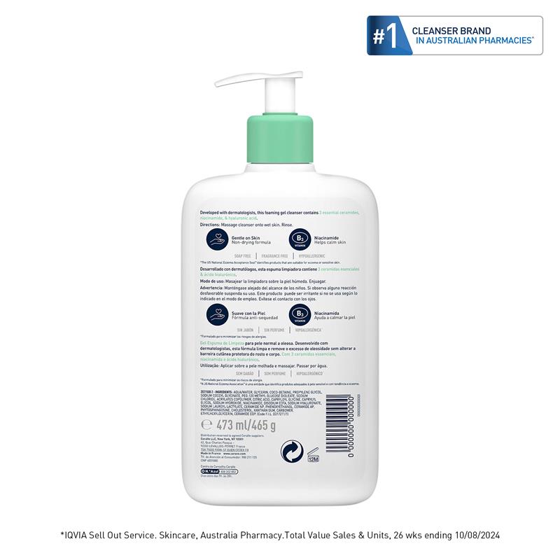 Load image into Gallery viewer, CeraVe Foaming Cleanser 473ml
